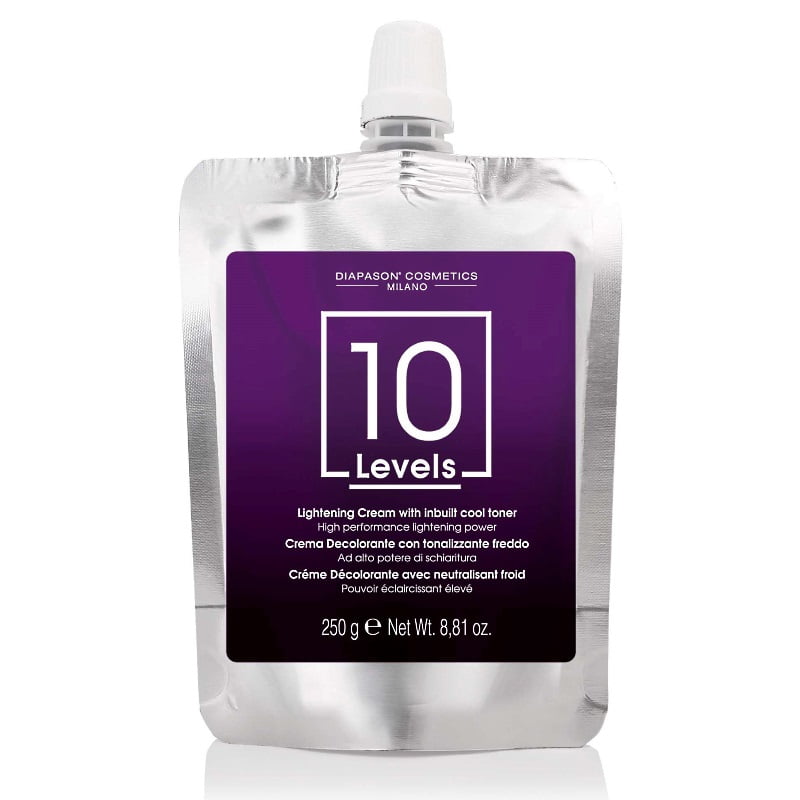 Крем для осветления волос на 10 уровней DCM 10 levels lightening cream, 250гр