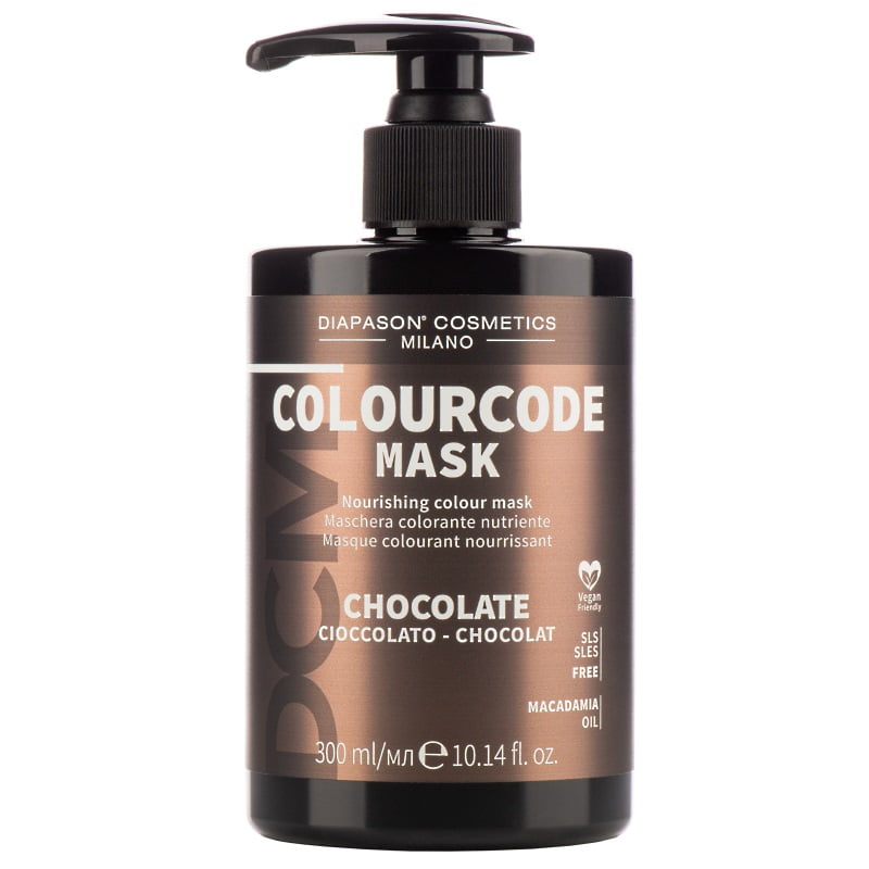 Тонирующая маска DCM Colourcode mask chocolate, шоколадная, 300мл