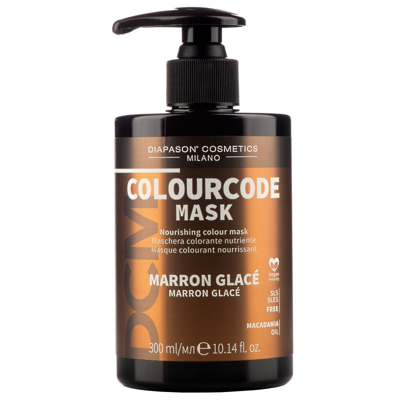 Тонирующая маска DCM Colourcode mask marron glace, коричневый сатин, 300мл