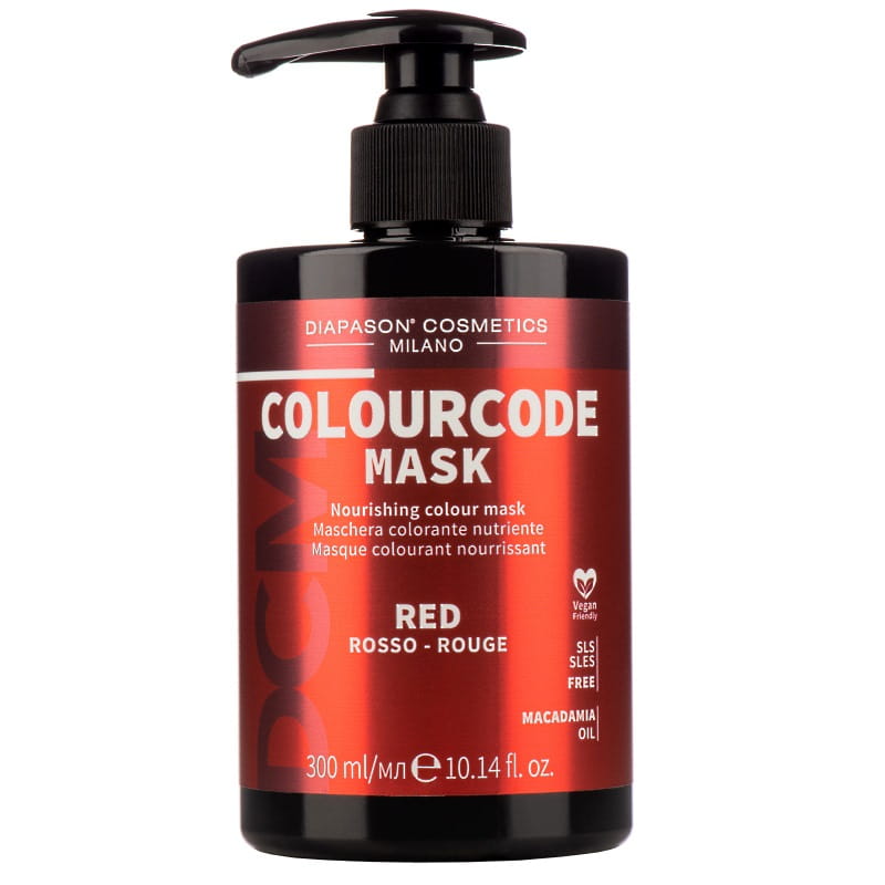 Тонирующая маска DCM Colourcode mask red, красная, 300мл