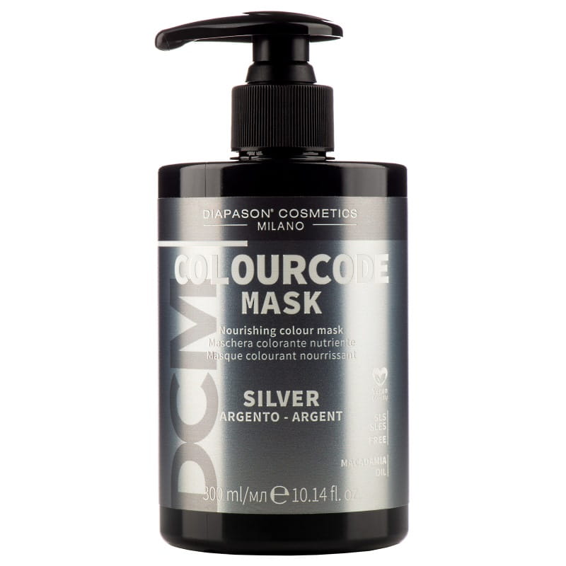 Тонирующая маска DCM Colourcode mask silver, серебряная, 300мл
