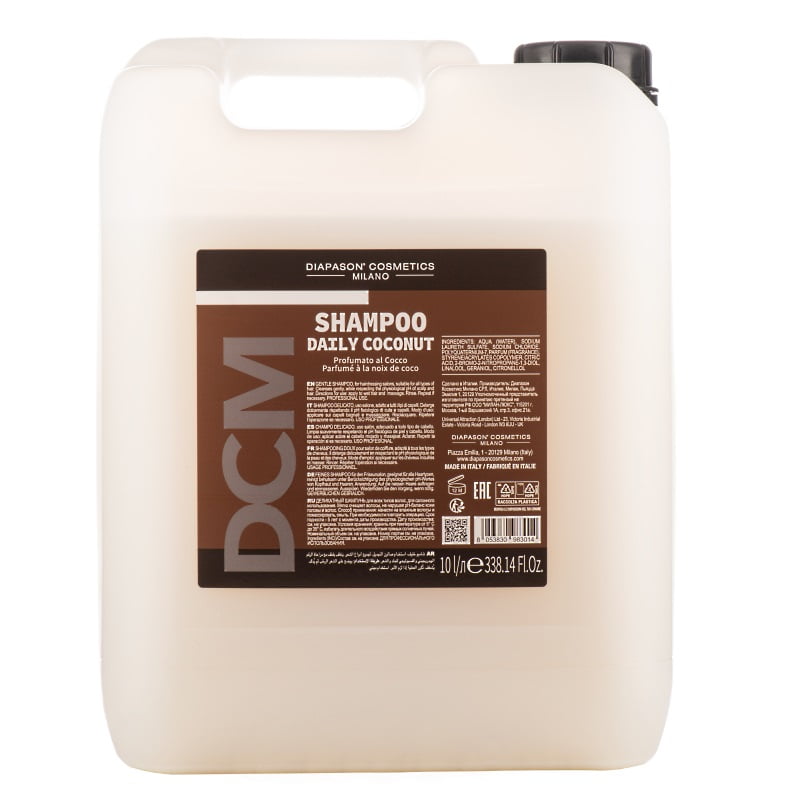 Шампунь с кокосом для частого применения DCM Coconut Shampoo, 10л