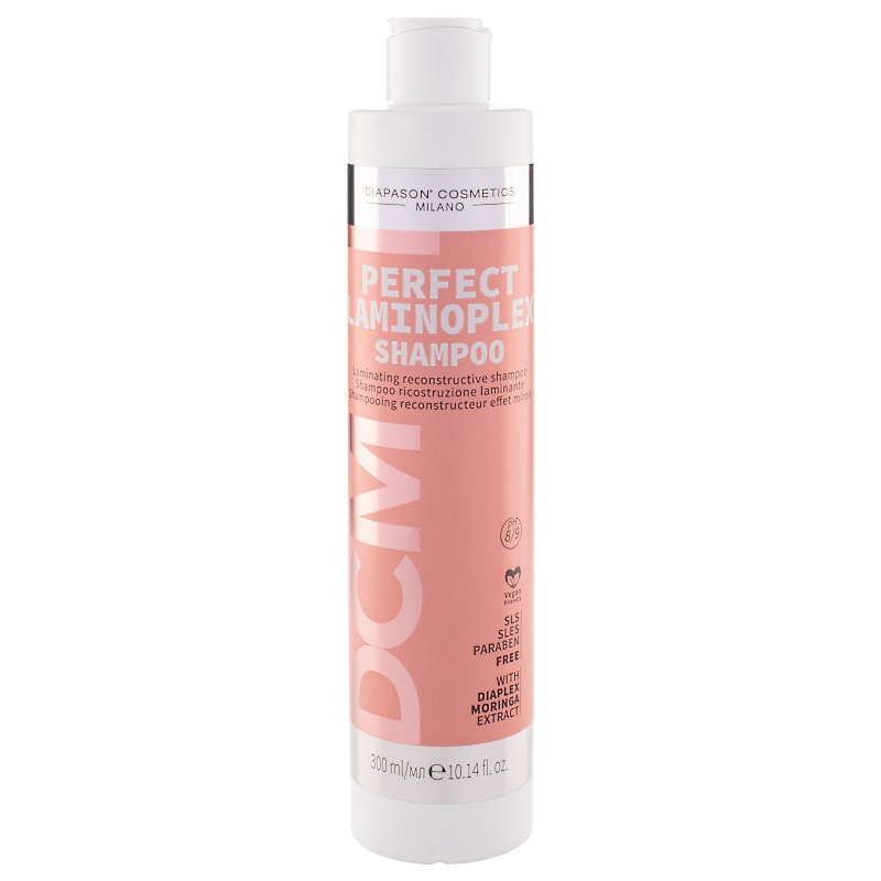 Ламинирующий и реконструирующий шампунь DCM Perfect Laminoplex Shampoo, 300мл